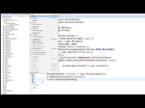 JAVA Programming -  Button Click with Inner Class