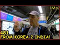 INDIA AGAIN ! Flight from Seoul 2 Delhi. Airports, planes, airports. Korean Air Indian Food