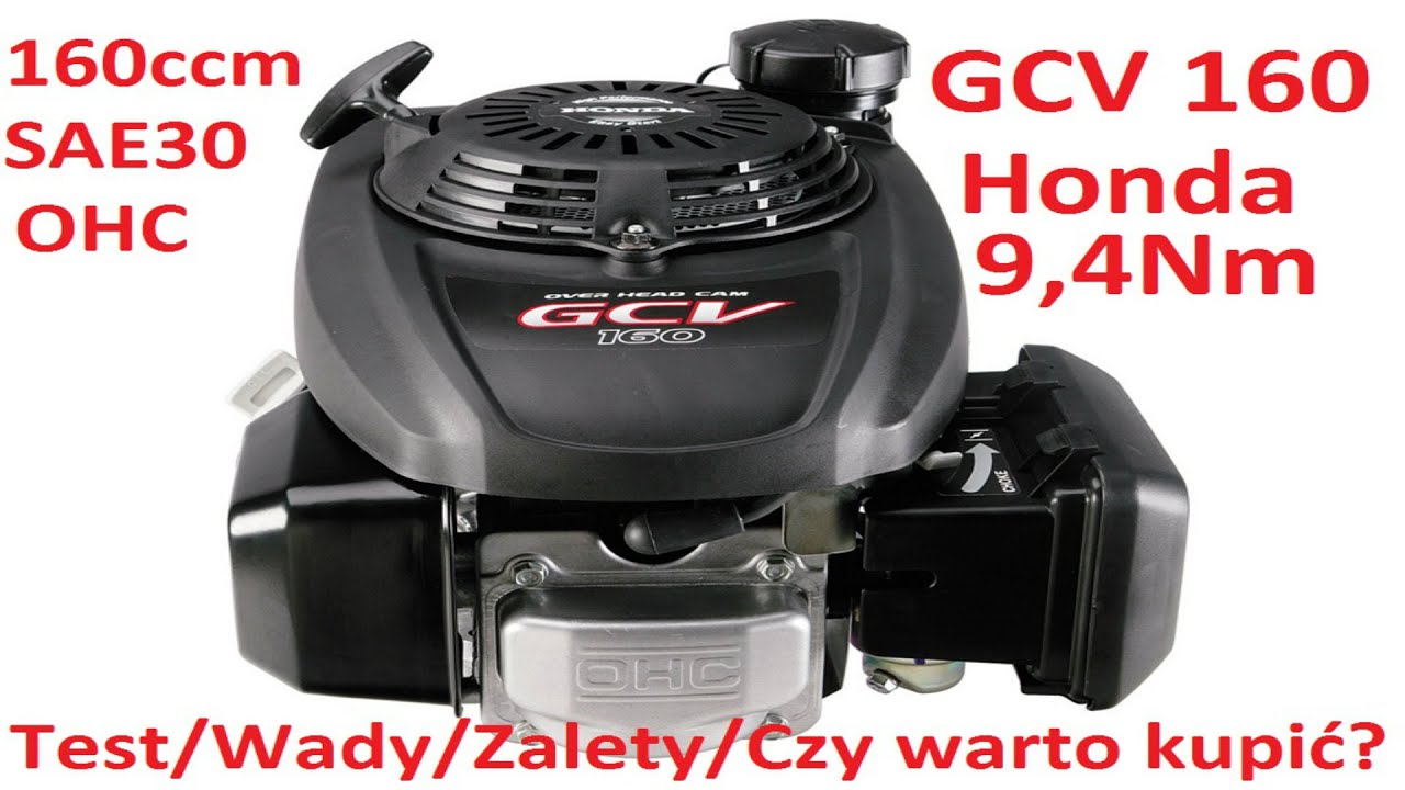 Honda GCV 160 Test silnika, wady oraz zalety YouTube