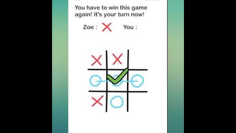 You have to win this game  again! It