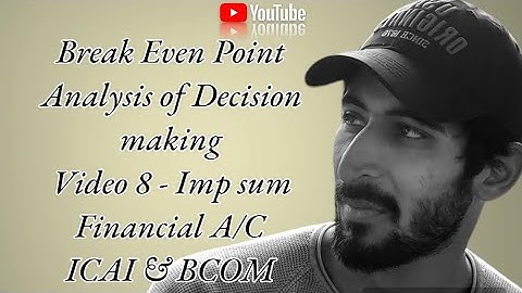 Break Even Point | video 8 | Different short sum | Himanshu Nandwani #icai #vnsgu #bcomsem6