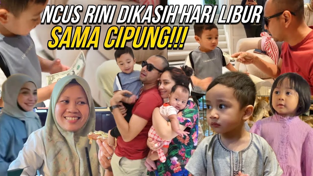 NCUS RINI AKHIRNYA LIBUR! CIPUNG SEWAIN HOTEL MEWAH DAN MAKANAN ENAK!!! CIPUNG DI ASUH MAMA RIETA?!