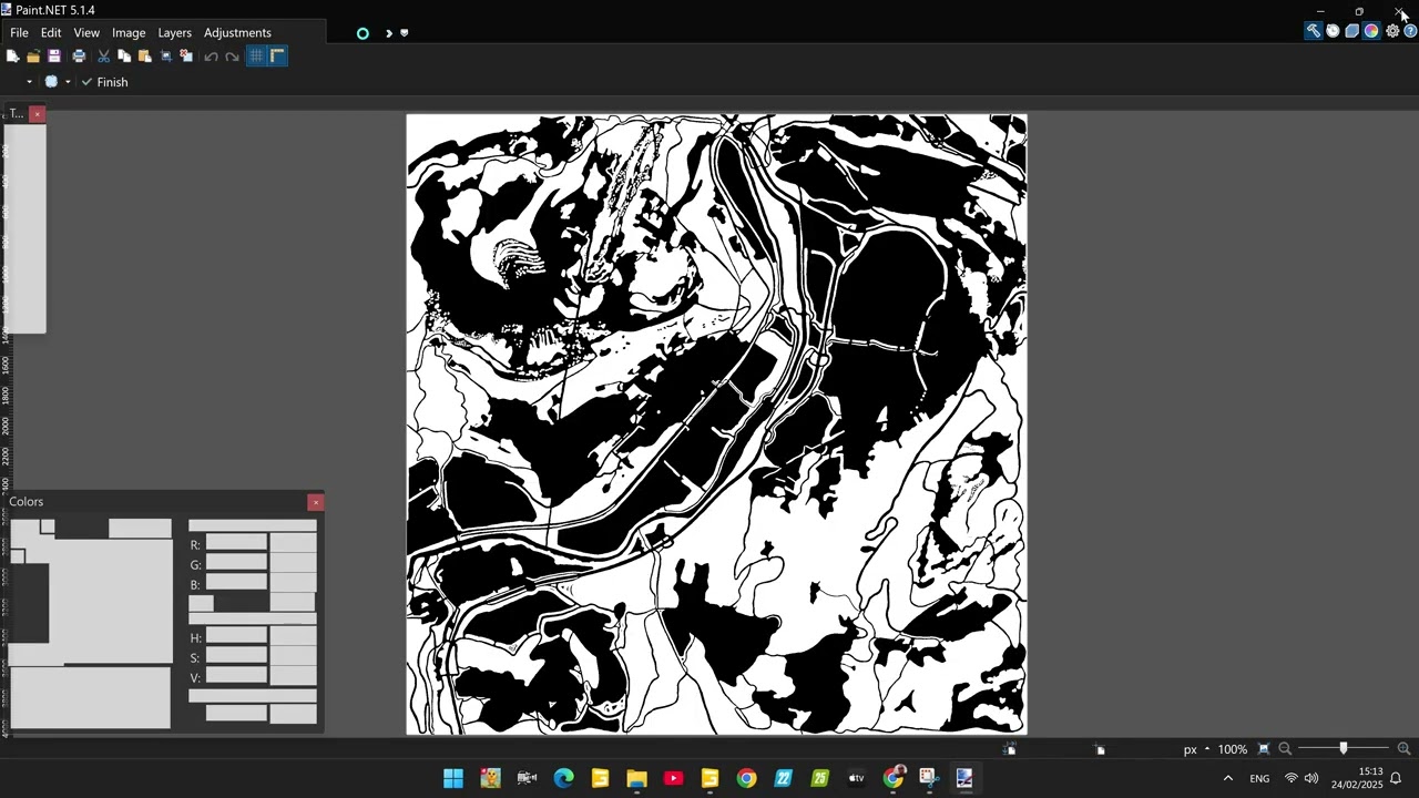 FS25 - Kreta 4X map - Using "Procedural placement" to make foliage, texture and trees