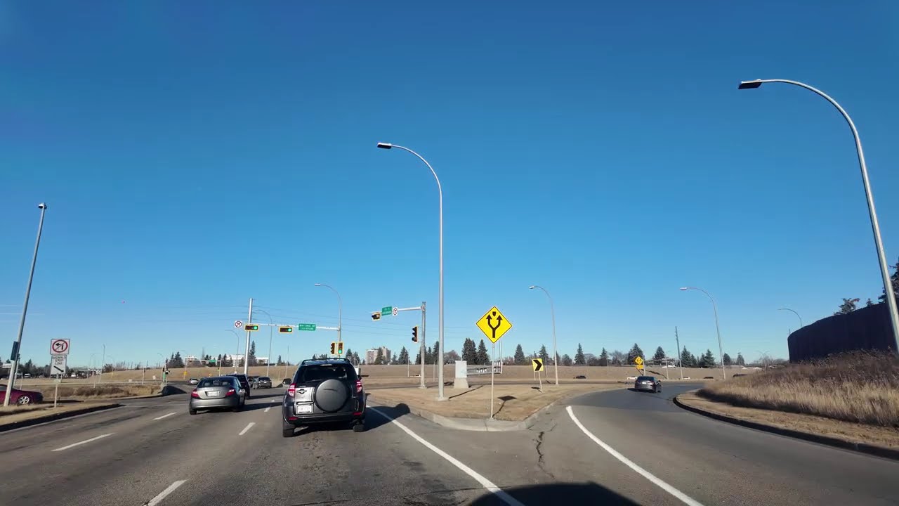 Edmonton Southwest to Northwest Drive – Alberta Canada 4K | City Route & Street Views