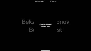 Bekzod Usmonov-Bevafo dóst tóliq mp3