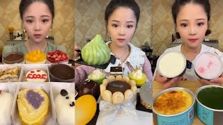 [MUKBANG]eat mini cakes of all kinds , 모든 종류의 미니 케이크를 먹다🧁🍰🥞.#mukbang #foodchina #eatingcake #asmr