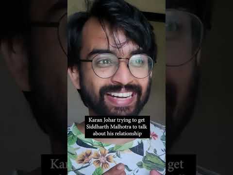 Karan Johar trying to get Siddharth Malhotra to admit he's dating Kiara Advani