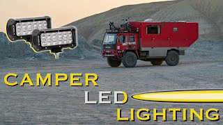 Led camper lights, Overland Truck Matilda&#39;s perimeter lighting