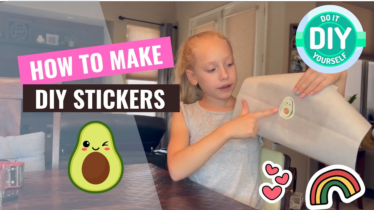 Sticker Wrap Youtube Tutorial How to Make DIY Stickers - YouTube