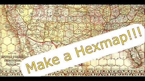 Tutorial How to create a HEXMAP in Inkscape and Photoshop