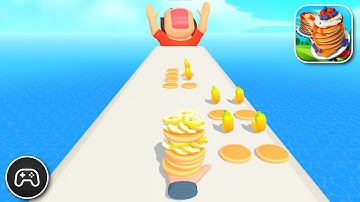 Pancake Run - Gameplay Walkthrough Part 59 - Puzzle Game Levels 382-384 (iOS, Android)