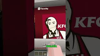 ¡Robé la receta secreta y mejoré mi KFC! 🍗 en Minecraft #shorts #minecraft #gaming