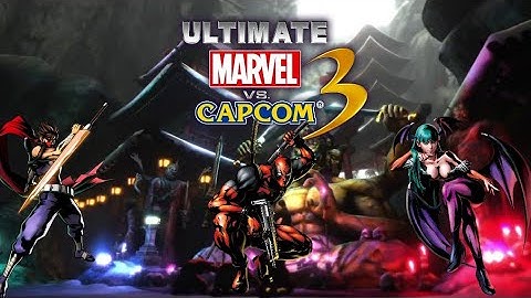 Ultimate Marvel vs Capcom 3 (Arcade Mode With Deadpool, Strider Hiryu & Morrigan)