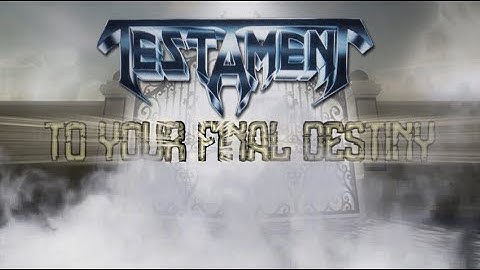Testament - Children of the Next Level (Lyrics Video)
