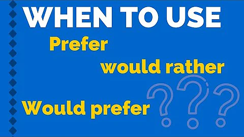 What is the difference between prefer and rather?