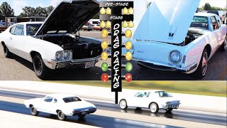 1970 Buick Skylark vs 1963 Studebaker Avanti | STOCK DRAG RACE