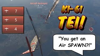 This FIGHTER gets an AIR SPAWN?! - Ki-61 Tei Full Games - War Thunder Air RB