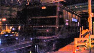 EF65牽引5783列車 夜の浜川崎を発車