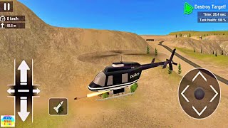 New Police Helicopter  Unlock-Helicopter Flying Simulator:Car Driving-New Missions-Android Gameplay screenshot 3
