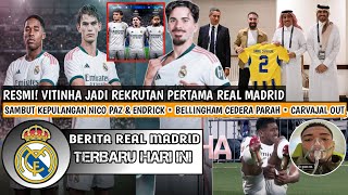 Download Lagu RESMI❗Vitinha Jadi Rekrutan Pertama Real Madrid✅Kepulangan Nico Paz \u0026 Endrick😍Bellingham Parah🚑 MP3