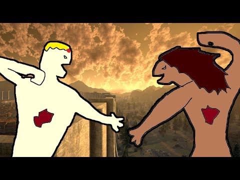 Attack on Titan Season 2 Opening Paint Version Shinzou wo Sasageyo