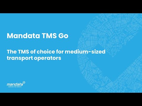 Mandata Go | Transport Management System (TMS) Choice for Hauliers in the UK - video from Mandata
