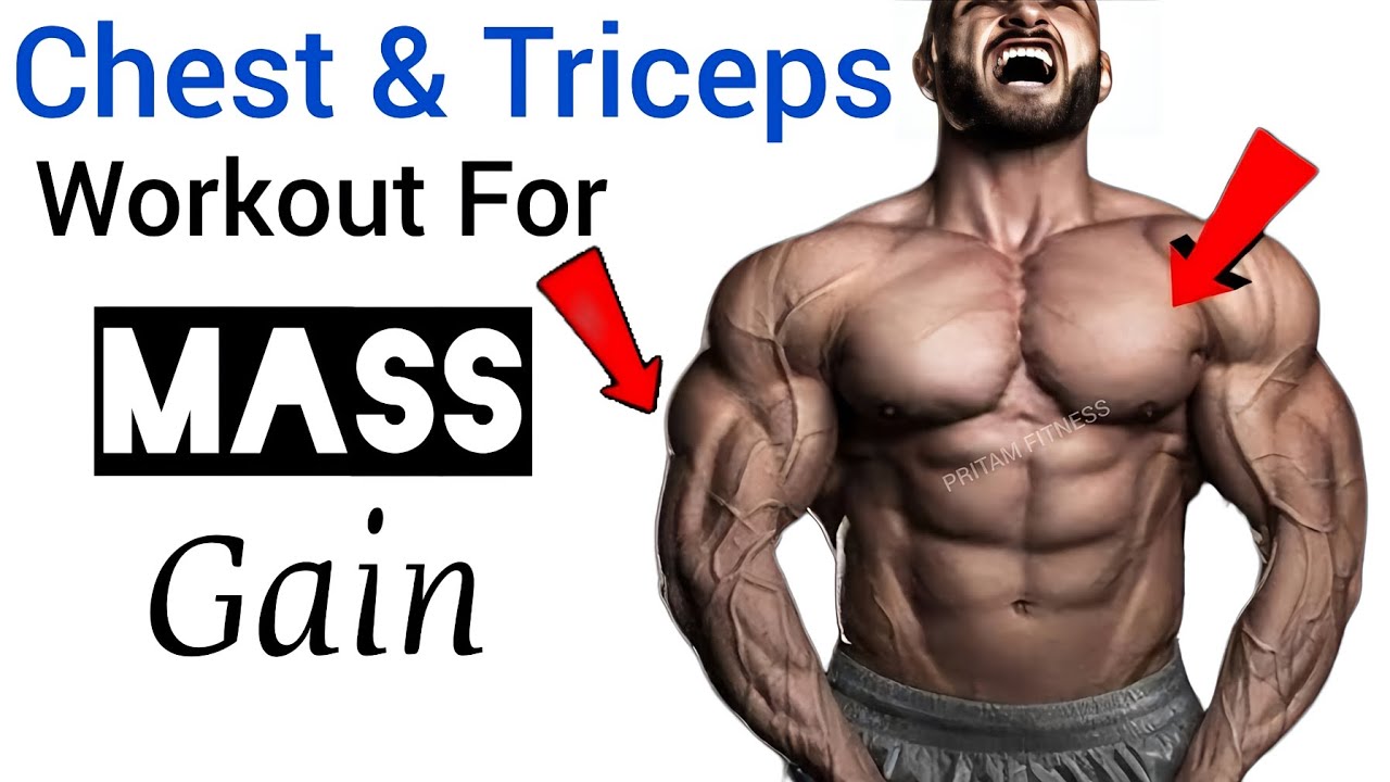 Chest & Triceps workout for mass gain I bodybuilding I gym body ...