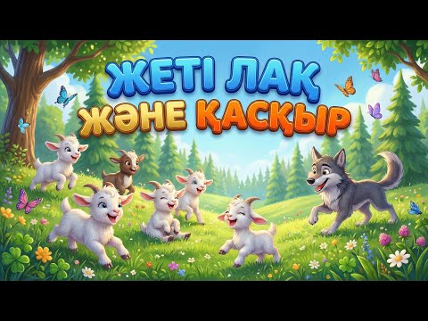 Жеті лақ және Қасқыр. Қазақша ертегі.