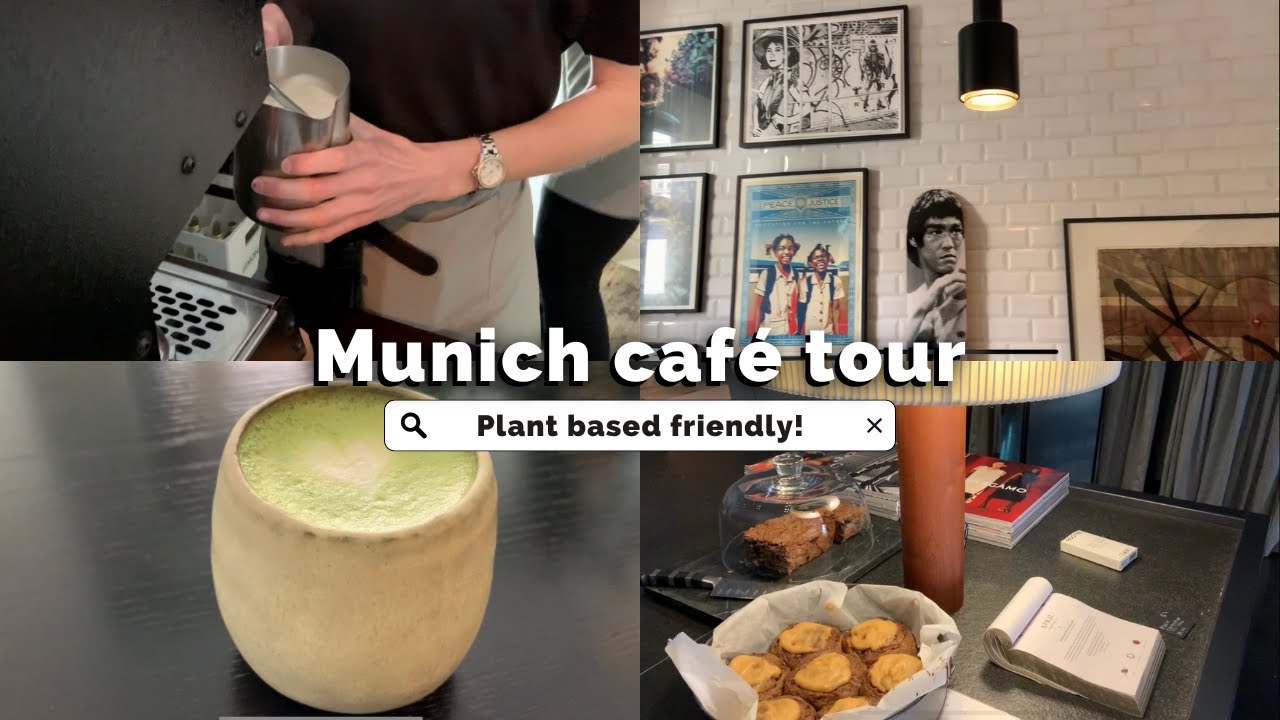 come café hopping with me in munich | plant based friendly cafés