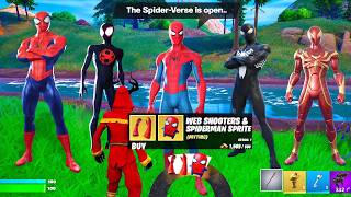 I Pretended To Be SPIDER-MAN NPCs In Fortnite! screenshot 2