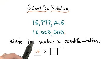 Cells in Scientific Notation - Visualizing Algebra