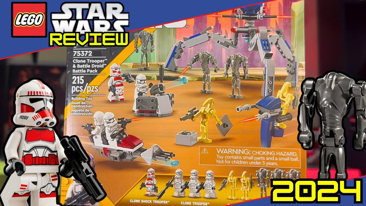 LEGO Star Wars 75372 Clone Trooper & Battle Droid Battle Pack Review
