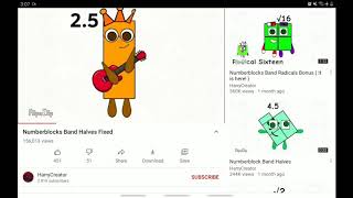 Numberblocks Band Halves 1