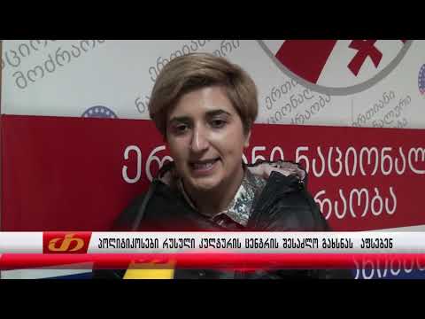 პოლიტიკოსები რუსული კულტურის ცენტრის შესაძლო გახსნას აფასებენ
