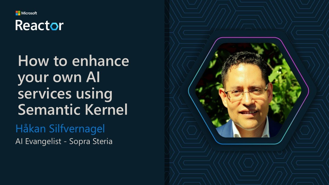 How to enhance your own AI services using Semantic Kernel - YouTube