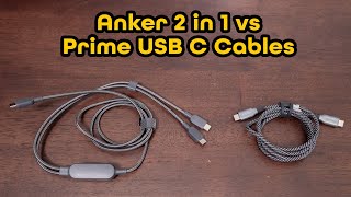 Which to Buy? Anker 2 in 1 vs Prime USB C Cables Compared