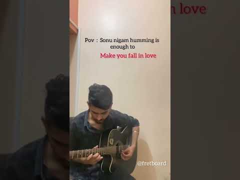 Guzarish Humming Part Sonu Nigam Acoustic Guitar Shorts Sonunigam Guitarlesson Music 