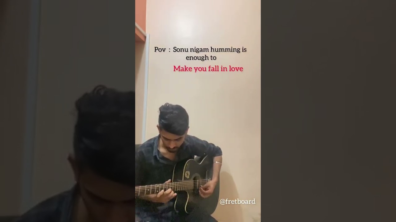 Guzarish | Humming part -Sonu Nigam | Acoustic Guitar | 