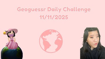 geoguessr daily challenge- 11/11/2025