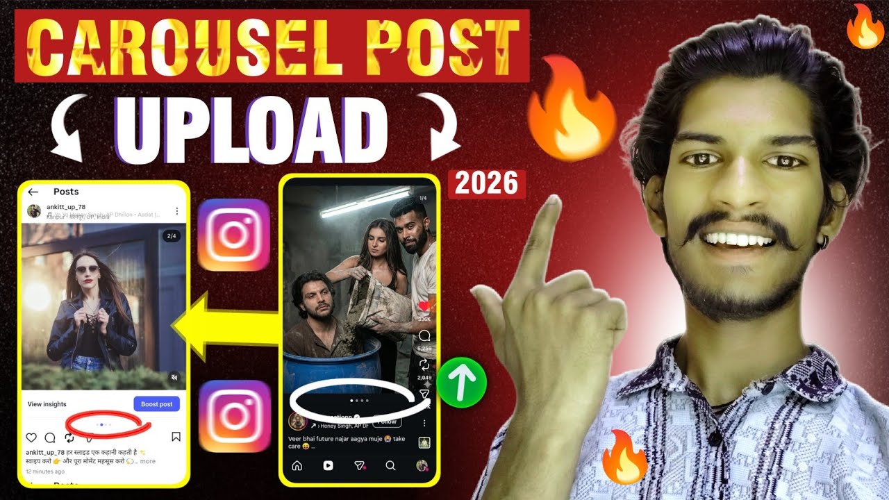 Instagram carousel post kaise kare 2026 | Swipeable instagram post | Instagram carousel