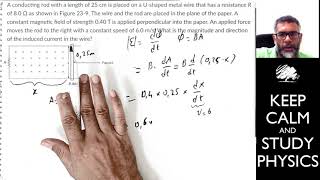 Problem Solving-Induced current on a rectangular loop