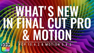 Final Cut Pro 10.6.2 & Motion 5.6.2 New Features!
Watch Mark cover the new object tracker enhancements in Final Cut Pro and a new filter in Motion called Sliced Scale that you some exciting new creative and publishing options for FCP.
Watch Steves video on Dupe Detection & Voice Isolation
https://youtu.be/ExWly-Sdyrw
Watch Steves video on Compressor 4.6.1 New Features
https://youtu.be/OP3ksq2UPH4
Chapter Hyperlinks:
00:00 - Mark Introduction
01:06 - Object Tracker enhancements in FCP
02:40 - How the Sliced Scale filter works
04:40 - Creating a self-adjusting talk bubble
06:47 - Fitting graphics to different aspect ratios
08:00 - Creating display aspect ratio snapshots
#FCP
#10.6.2
#NewFeatures
Check out our Final Cut Pro plugins: https://bit.ly/rippleplugins
Instagram: https://www.instagram.com/rippletrainers
Twitter: https://twitter.com/RippleTraining
Facebook: https://www.facebook.com/rippletraining Final Cut Pro 10.6.2 & Motion 5.6.2 New Features!