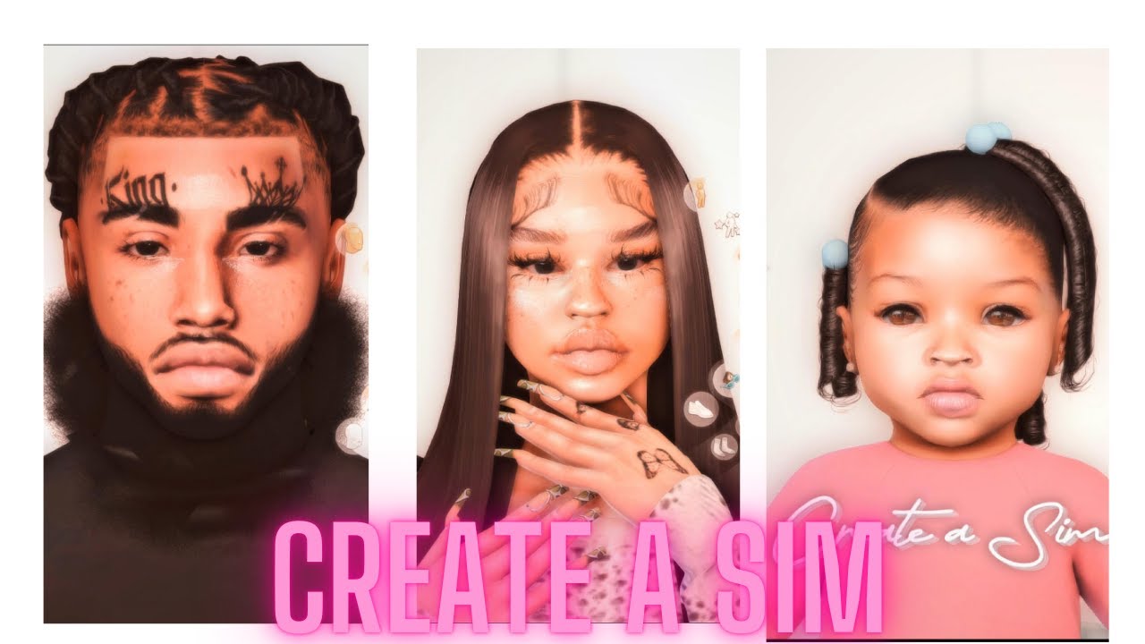 The Sims 4 II Create a sim w/ me !! + CC & SIM download - YouTube