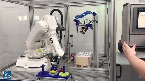 ABB robot plays Tower of Hanoi