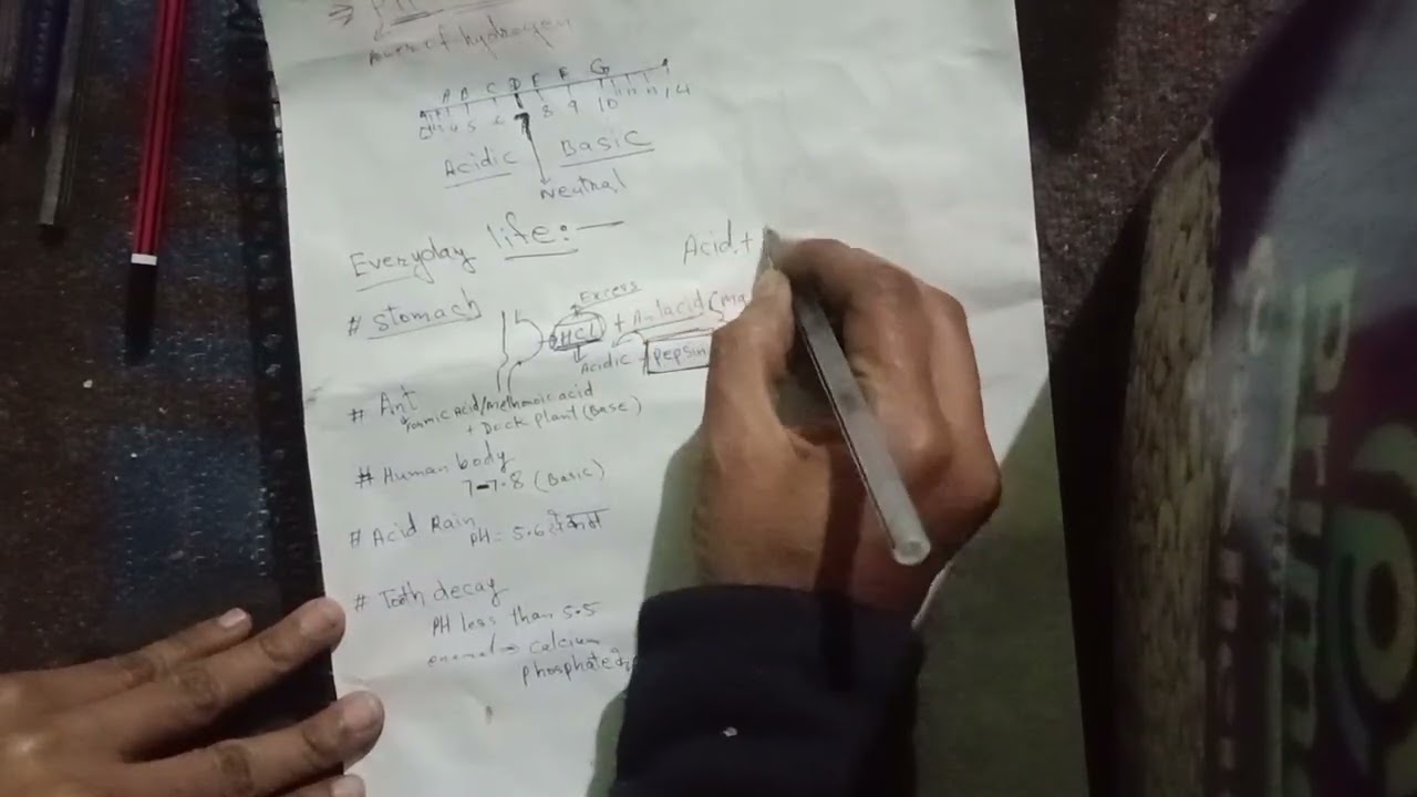 CTET science paper 2 / PH scale 