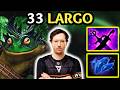 🔥 33 LARGO Offlane MONSTER — INSANE Teamfight CONTROL 🔥 Dota 2 Offlane