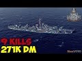 World of WarShips | Jutland | 9 KILLS | 271K Damage - Replay Gameplay 4K 60 fps