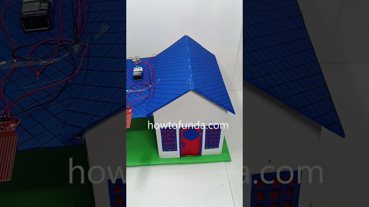 Automatic Rain Detector Sensor And Cloth Collector Working Model Inspire Award Project Howtofunda
