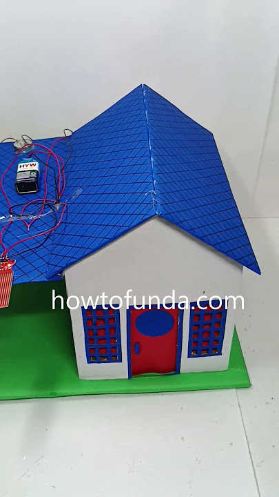 automatic rain detector sensor and cloth collector working model - inspire award project howtofunda