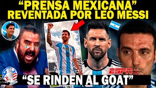 Messi DEMUELE 'Álvaro Morales'  | Prensa Mexicana LLORA en VIVO |